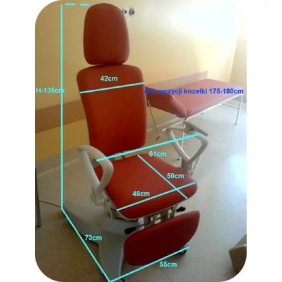 Fotel laryngologiczny Golem ORL E Fotel laryngologiczny Golem ORL E