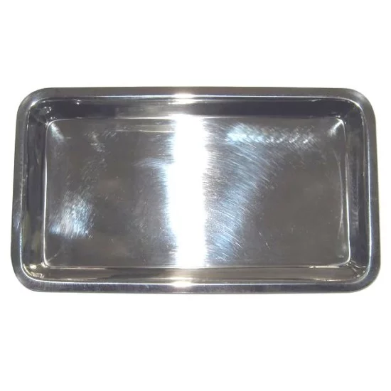 Taca ze stali nierdzewnej 33 x 25 x 3 cm Taca ze stali nierdzewnej 33 x 25 x 3 cm