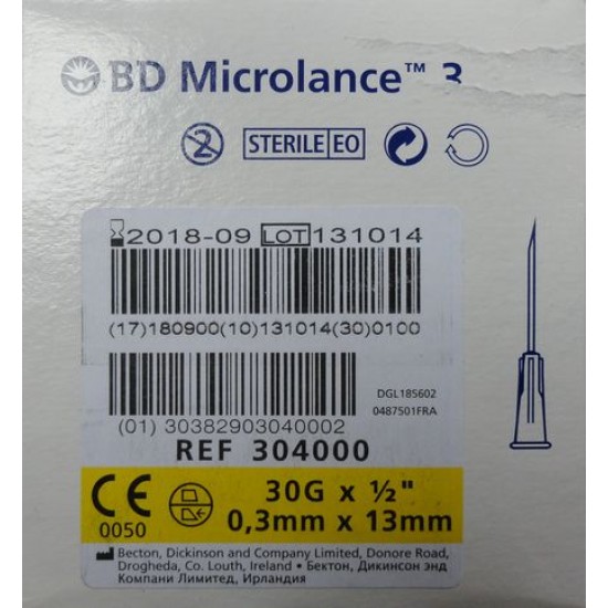 Igła BD Microlance 30G 0,3 x 13 100 szt