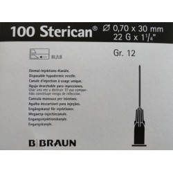 Igła B.BRAUN Sterican 22G 0,70 x 30 100 szt
