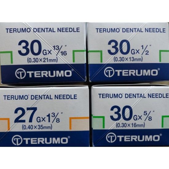 Igła TERUMO Dental Needle do karpuli 30G 0,3 x 21 100 szt