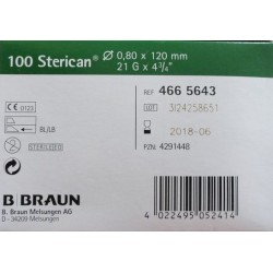 Igła B.BRAUN Sterican 21G 0,80 x 120 100 szt