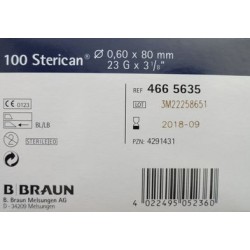 Igła B.BRAUN Sterican 23G 0,60 x 80 100 szt