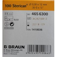 Igła B.BRAUN Sterican 30G 0,30 x 12 100 szt