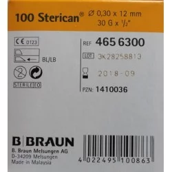 Igła B.BRAUN Sterican 30G 0,30 x 12 100 szt