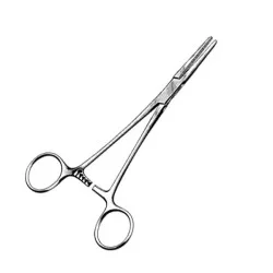 SPENCER WELLS kleszczyki chirurgiczne zagięte 15 cm