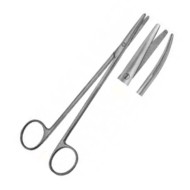 Nożyczki chirurgiczne zagięte METZENBAUM-NELSON 18 cm