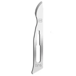 Ostrza chirurgiczne Swann-Morton Sabre D/15 do uchwytów nr 3 100 szt