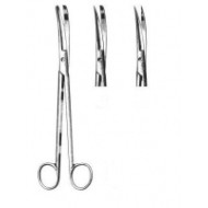 Nożyczki chirurgiczne zagięte końcówki obydwie tępe SIMS 20 cm