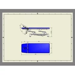 Stół stacjonarny SS-M01 regulacja manualna