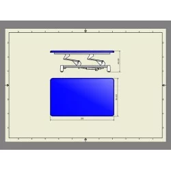 Stół stacjonarny SS-M05 regulacja manualna