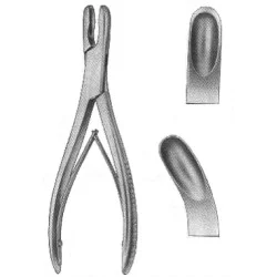 Odgryzacz kostny zagięty LUER 17 cm
