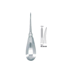 Dźwignia stomatologiczna zagięta prawa BEIN 3 mm