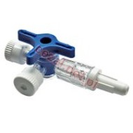 Kranik trójdrożny jednorazowy KD Flex Standard Blue 1 szt