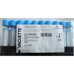 Probówki VACUETTE 4,5 ml z cytrynanem sodu 3,2% 13 x 75 mm 50 szt