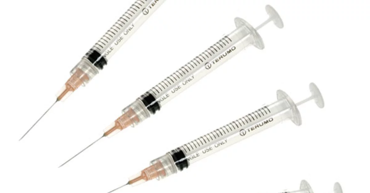 Strzykawka 1 Ml Tuberkulinowa Luer TERUMO Syringe Z Igłą 25G 0,5 X 16 ...