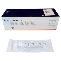 Strzykawka 10 ml 2-częściowa Luer BD Discardit II 100 szt