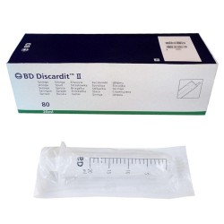 Strzykawka 20 ml 2-częściowa Luer BD Discardit II 80 szt
