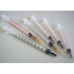 Strzykawka 1 ml tuberkulinowa Luer BD Plastipak z igłą 25G 0,5 x 16 120 szt