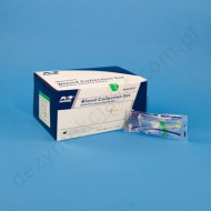 Igła IMPROVACUTER motylek 21G 0,8 x 19 z osłonką, holderem i wężykiem 304 mm 50 szt