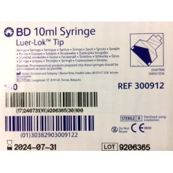 Strzykawka 10 ml 3-częściowa Luer-Lok Tip BD Syringe 100 szt
