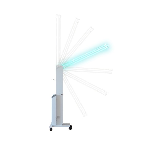 Mobilna lampa do sterylizacji promieniami UV-C ZXC-II