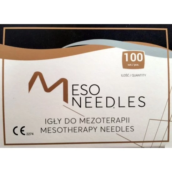 Igła Meso Needles do mezoterapii 30G 0,3 x 12 mm 100 szt