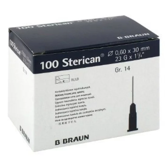Igła B.BRAUN Sterican 23G 0,60 x 30 100 szt