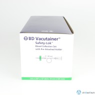 Igła BD Vacutainer motylek 21G 0,8 x 19 Safety-Lok z holderem wężyk 305 mm 25 szt