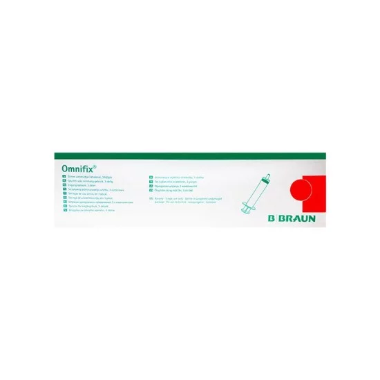 Strzykawka 10 ml 3-częściowa Luer-Lock B.BRAUN Omnifix 100 szt Strzykawka 10 ml 3-częściowa Luer-Lock B.BRAUN Omnifix 100 szt