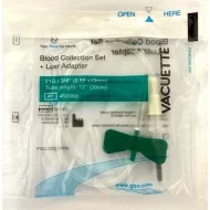 Igła VACUETTE motylek 21G 0,8 x 19 + Luer adapter dren 30 cm 50 szt