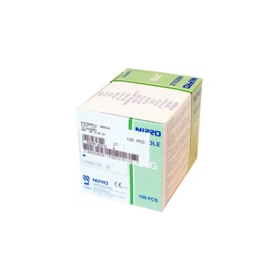 Igła NIPRO 21G 0,8 x 40 100 szt Igła NIPRO 21G 0,8 x 40 100 szt