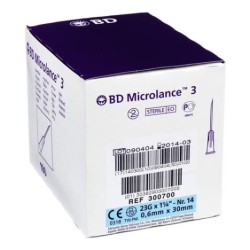 Igła BD Microlance 23G 0,6 x 30 100 szt