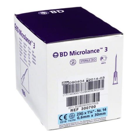 Igła BD Microlance 23G 0,6 x 30 100 szt
