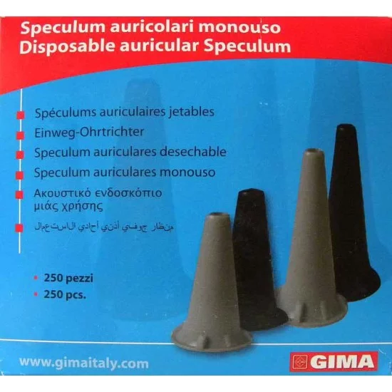 Wziernik do otoskopu GIMA 2,5 mm jednorazowe 250 szt
