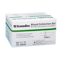 Igła IMPROVACUTER motylek 21G 0,8 x 19 z wężykiem 305 mm 100 szt