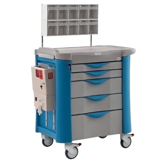 Wózek anestezjologiczny AC pięcio-szufladowy