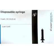 Strzykawka 10 ml 3-częściowa Luer-Lock VOGT MEDICAL 100 szt